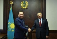 Аким ЮКО и аким Шымкента обратились к горожанам Н. Сауранбаев и Ж. Туймебаев