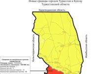 В Туркестанской области работают над определением границ населённых пунктов