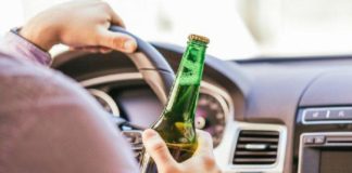 Полицейские Туркестанской области задержали пьяного водителя, совершившего ДТП