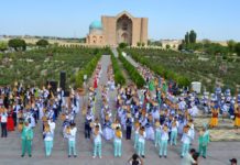 Более 3 000 домбристов одновременно исполнили кюй в Туркестанской области