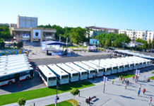 30 автобусов, которые будут обслуживать три социально-значимых маршрута, презентовали в Шымкенте 30 автобусов, которые будут обслуживать три социально-значимых маршрута, презентовали в Шымкенте