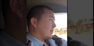 Сотрудник полиции наказан за нарушение правил дорожного движения в Шымкенте Сотрудник полиции наказан за нарушение правил дорожного движения в Шымкенте