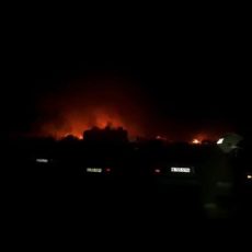 Расследуется дело о крупном пожаре на штрафной стоянке в Шымкенте Пожар на штрафстоянке