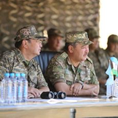 Узбекские и казахские военные обезвредили условных террористов