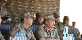 Узбекские и казахские военные обезвредили условных террористов