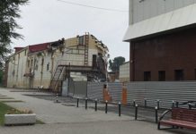 В Кемерово снесли здание ТЦ «Зимняя вишня»