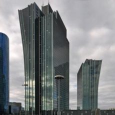 Одно из самых высоких зданий в Астане выставили на торги здание «Изумрудный квартал»
