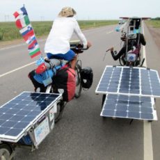 В Казахстане побывали участники веломарафона The Sun Trip веломарафон