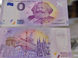 сувенирные купюры евро