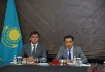 Шымкент попросил денег на развитие у Бакытжана Сагинтаева Габидулла Абдрахимов и Бакытжан Сагинтаев