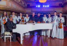 Эскиз к портрету в скрипичном ключе