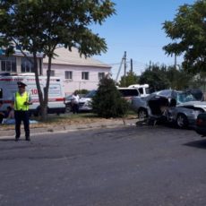 В Шымкенте в ДТП с пассажирском автобусом погиб мужчина