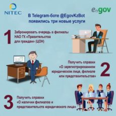 Казахстанцы смогут бронировать очередь в ЦОН с помощью телеграм-бота телеграм-бот