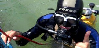 Один день из жизни спасателя-водолаза в Шымкенте