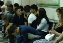 Шымкентцы массово сдавали кровь обожженным детям очередь, центр крови