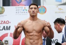 «Я тебя вырублю»: казахстанский боксер хочет отобрать пояса Головкина у «Канело» Жанибек Алимханулы