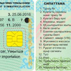 Новые техпаспорта с чипами появятся в Казахстане с 1 января 2019 года Техпаспорт с чипами