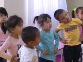 Дети в детском саду Сарыагашского района