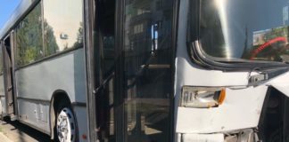 ДТП с участием автобуса произошло в Шымкенте авария