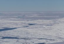 В Сети появилось фото с идеально ровным айсбергом Айсберг