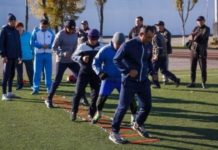 В Шымкенте прошел обучающий семинар для учителей по проекту «Урок футбола»