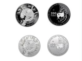 коллекционные монеты «Бұлғын»