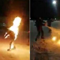 «Это вызов». Подростки поджигают друг друга и снимают на видео ради хайпа челлендж с огнем