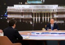 28 декабря каналы покажут интервью с Назарбаевым Назарбаев