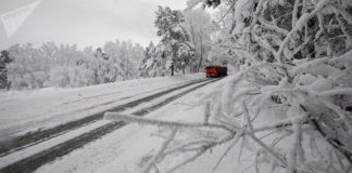 Путешественникам поможет бесплатное приложение «Дармен» дорога, снег