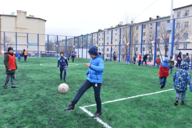 В Шымкенте открыли новые спортивные и детские игровые площадки
