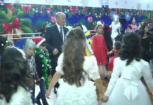 Абайский акимат организовал Новогоднюю елку  для особенных детей