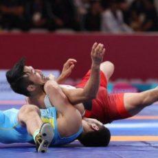 Чемпионат Казахстана по трем видам борьбы стартовал в Шымкенте Борьба