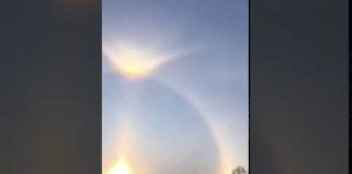 Видео с уникальным Рождественским утром и радугой бьет рекорды просмотров