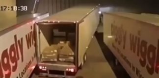 Ужасно паркующийся дальнобойщик развеселил Сеть фура