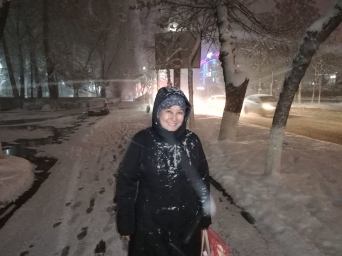 Снег в Шымкенте