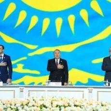 Выступление Президента Республики Казахстан Нурсултана Назарбаева на XVIII очередном съезде партии «Hұp Отан»