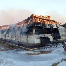 В Созакском районе горело общежитие