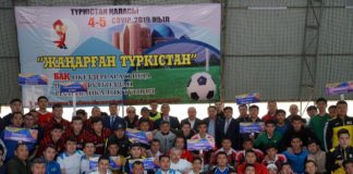 В Туркестане стартовал турнир по мини-футболу «Жаңарған Түркістан» среди представителей СМИ