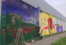 В Шымкенте серые тюремные стены превращают в арт-объект