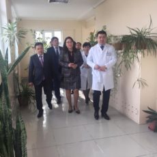 Вице-министр МЗ РК Лазат Актаева посетила областную клиническую больницу