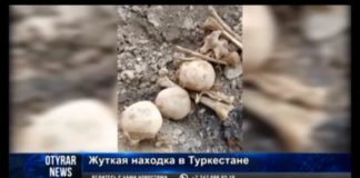 В Туркестане при рытье котлована обнаружили человеческие кости В Туркестане при рытье котлована обнаружили человеческие кости