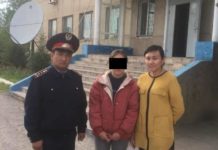 Полицейские Туркестанской области нашли пропавшую девушку