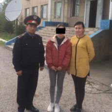 Полицейские Туркестанской области нашли пропавшую девушку