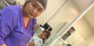 Шымкентские полицейские сдали кровь для детей, пострадавших в ДТП