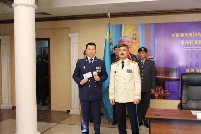 В прокуратуре Туркестанской области отметили майские праздники