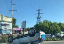 ДТП с участием полицейского спецавтотранспорта произошло в Шымкенте ДТП с участием полицейского спецавтотранспорта произошло в Шымкенте