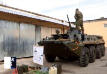 В Шымкенте прошел смотр боевых машин В Шымкенте прошел смотр боевых машин