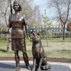 Пенсионер установил памятник военной медсестре в Костанае