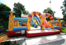 Для детей из Арыси сегодня будут организованы бесплатные аттракционы батут