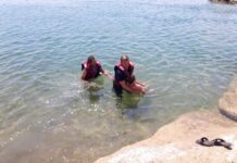 В Шымкенте спасатели спасли трех триатлонистов (видео)